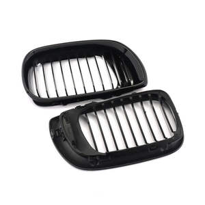 Rejilla Delantera para BMW E46 de 4 Puertas, Inserto de Parachoques Cromado de Plástico ABS, 2002-2005, Mejora de Diseño - Product Image 3
