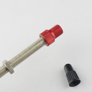 Adaptateur de valve française à valve américaine en alliage d'aluminium doré pour réparation et remplacement de pneus de vélo - Product Image 2