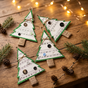 Handmade Macrame Christmas Tree Ornament Cotton <b>Rope</b> Hanging Decoration for Holiday Home Decor - Product Image 3