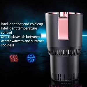 Smart Cooling Heating Car Cup Holder Intelligent Hot and Cold Cup Holder Mini Car <b>Refrigerator</b> Office Cooling and Heating - Product Image 2