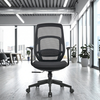 Chaise de bureau ergonomique confortable pour invités, pivotante, avec accoudoirs en microfibre, prix d'usine, moderne, de style exécutif