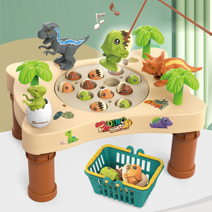 Table <span class=keywords><strong>de</strong></span> pêche électrique pour enfants avec dinosaures et musique, ensemble <span class=keywords><strong>de</strong></span> jeu <span class=keywords><strong>de</strong></span> pêche, <span class=keywords><strong>jouet</strong></span> dinosaure pour enfants - Product Image 1