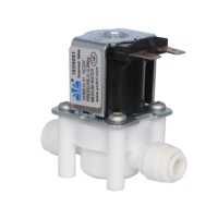 Yongchuang YCWS10-01-22 24V eau en plastique normalement ouvert électrovanne 5 bars pour système Ro