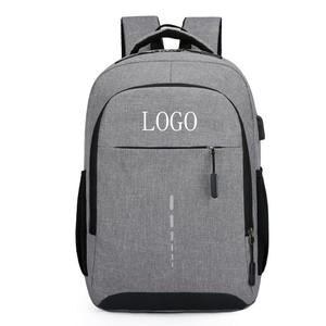 Sac d'ordinateur pour homme avec logo personnalisé, grande capacité, sac à dos d'étudiant, sac à dos d'école, sac à dos pour ordinateur portable imperméable pour activité promotionnelle - Product Image 1