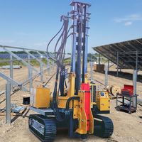 Foreuse hydraulique DTH de 6 m certifiée CE TZ670 pour poteaux photovoltaïques solaires, idéale pour les fermes solaires européennes (OEM)