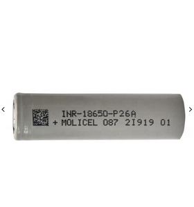 Baterias Molicel P26A 18650 <span class=keywords><strong>3</strong></span>.6V 2600mAh de Baixa Temperatura, Bateria Recarregável de Íon de Lítio 18650 P26A 2600mAh <span class=keywords><strong>3</strong></span>.6V - Product Image 4