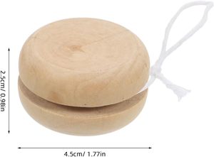 Juguetes de Yoyo de Madera para Niños con Logotipo Personalizado Grabado y Serigrafiado, Regalos Promocionales para Niños con MOQ Bajo - Product Image 5