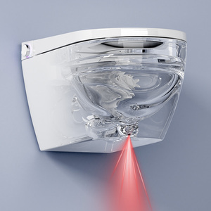 Nouveau design <span class=keywords><strong>de</strong></span> toilettes intelligentes automatiques suspendues au mur pour salle <span class=keywords><strong>de</strong></span> bains avec support en métal - Product Image 5