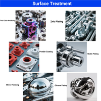 Mecanizado CNC de 5 Ejes Personalizado |   Articulaciones de Titanio para Robots y Piezas para Robots Humanoides |   Fresado y Torneado de Precisión |   ISO 9001