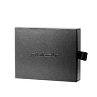 Boîte d'emballage en papier pour bijoux, boîte cadeau avec tiroir coulissant rectangulaire personnalisable