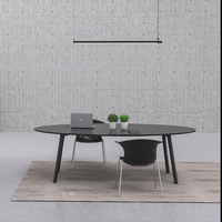 Table de réception minimaliste moderne, 1 pièce, petite Table ronde, pour bureau de société, négociation