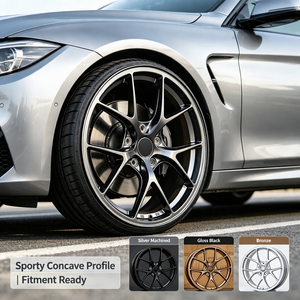 Leichtmetallfelgen & Räder mit Bearbeiteter Oberfläche, 5x108 5x112 5x120, 17/18 Zoll für BMW Porsche Audi Mercedes - Product Image 6