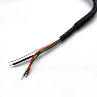 10Gbps 3a Usb 3,1 Tipo-C Bloqueo de tornillo a Usb 3,0 A Macho Usb C Montaje en panel Tipo C Cable
