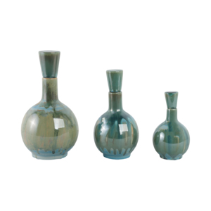 Vaso Decorativo in Ceramica con Coperchio, Vaso Moderno per Fiori per Soggiorno, Camera da Letto, Ufficio, Decorazione per la Casa - Product Image 2