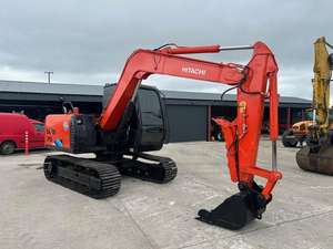 Mini excavadora sobre orugas de 7 toneladas, excavadora Hitachi ZX70 a la venta, precio bajo - Product Image 2