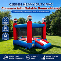 Château gonflable PVC pour enfants, toboggan gonflable extérieur, combo de jeux gonflables pour fêtes, maison de rebond gonflable pour la maison