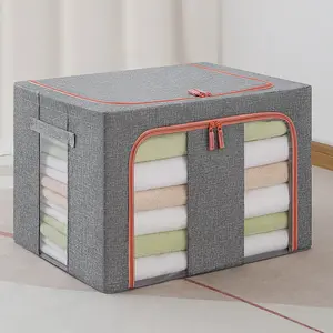 المنزلية Baina التشطيب مربع حقيبة التخزين مع غطاء