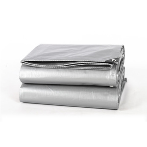 Nhà Máy Instock 2M 140gsm Cắm Trại Tarp Không Thấm Nước Tarps Vải Bạt Mưa Mặt Trời Bảo Vệ Bìa Cho Ngoài Trời Xe Tải Pickup Sử Dụng - Product Image 4