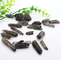 Offres Spéciales haute Qualité Naturel Brut Fumé Cristal Gravier Smoky Quartz Point Terminée