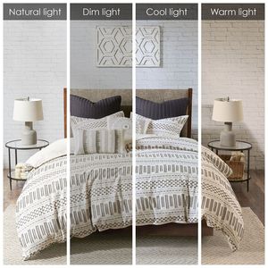 DB luxe coton Jacquard housse de couette Mini ensemble King Size 6 pièces scénique plante personnage dessin animé géométrique plaine pour literie - Product Image 2