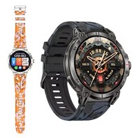 Relojes Inteligentes con Batería Grande de 760 mAh, Pantalla de 1.85 Pulgadas, Llamadas por Bluetooth, Brújula, Reloj Inteligente Deportivo para Hombre con Linterna