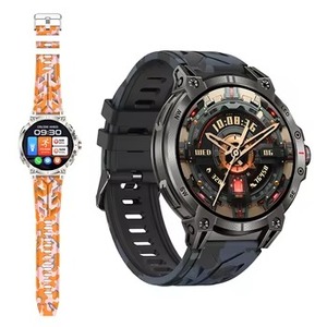 Montre connectée avec batterie de 760 mAh, écran de 1,85 pouce, appels Bluetooth, <span class=keywords><strong>boussole</strong></span>, lampe torche, <span class=keywords><strong>pour</strong></span> hommes, sports de plein air - Product Image 1
