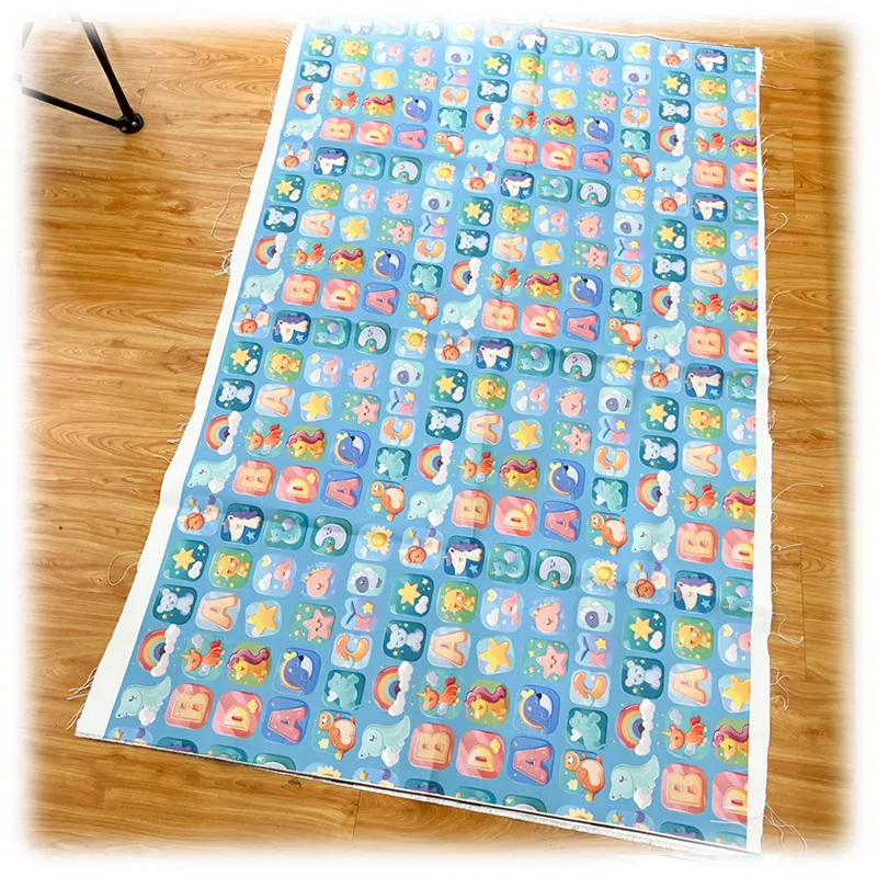 HSF Custom Printed Polyester Pile Fabric For Blanket Waterproof Canvas For Tablecloth Tpu Print Fabric