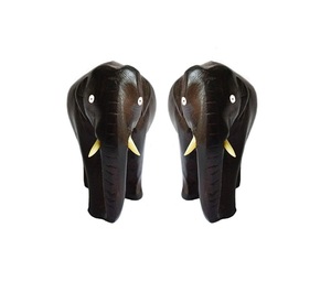 Figurines d'éléphants en bois artisanales, décoration traditionnelle pour la maison, décoration de table intérieure, art pour le salon, 100% fait main - Product Image 1