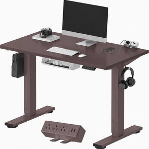 Multiprise à pince ergonomique moderne monobloc personnalisable pour <span class=keywords><strong>bureau</strong></span> debout EN2 40x24, avec câble électrique réglable en hauteur - Product Image 4