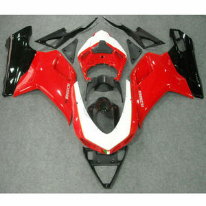 XINMATUO XF-4110-08 Kit Carenatura Carenaggio in Plastica ABS <span class=keywords><strong>Rossa</strong></span> per <span class=keywords><strong>DUCATI</strong></span> 1098 848 1198 07-12 - Product Image 1