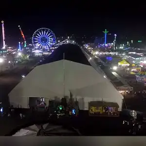 Большая алюминиевая конструкция прозрачного неба многоугольная палатка для вечеринки