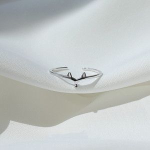Fox Pattern Women's <b>Ring</b> Open Style Index Finger Simple Luxury Jewelry Gift - Product Image 2