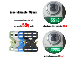 High Quality 20mm 25mm 33mm 39mm 45mm 50mm Metal Side Quick Release <strong>Buckle</strong> With Custom logo Engraved Easy Clip Bag Strap <strong>Buckle</strong> - Product Image 3