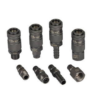ข้อต่อแบบเร็วแรงดันสูง 3/8″ NPT ชนิดตัวผู้ สำหรับวาล์วเอาต์พุตเครื่องอัดอากาศ ดีไซน์ป้องกันการรั่วไหล วัสดุทองเหลือง - Product Image 5