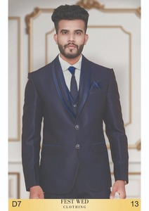 El mejor traje Blazer de tres piezas para hombre con elegante diseño de solapa para bodas, recepciones, eventos formales y ocasiones especiales - Product Image 5