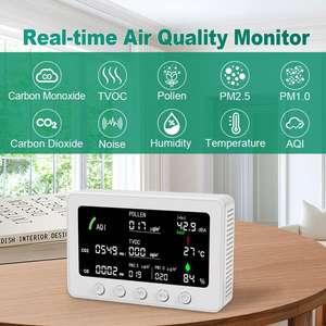 <span class=keywords><strong>Monitor</strong></span> de Qualidade do Ar Interno em Tempo Real Controlador IoT Tuya Wifi Detector de <span class=keywords><strong>CO2</strong></span> Monóxido de Carbono e TVOC RS485 com Detecção de Ruído - Product Image 4
