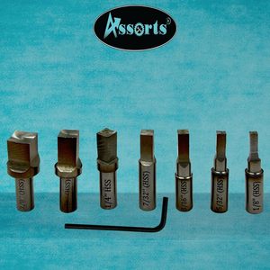 Assorts Rotary Broach <b>Tool</b> <b>Holder</b> With Square Broach Set Imperial 1/8 To 3/8 Inch Hss For Metalworking - Product Image 6