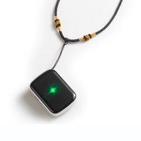Mini Rastreador GPS Elegante y Portátil, Resistente al Agua, con Monitor de Voz, Llamada SOS, Comunicación Bidireccional para Niños, Ancianos y Mascotas