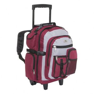 BSCI Collapsible laundry basket <b>cooler</b> with wheels, rolling <b>backpack</b>, laundry hulken bag, and duffle bag - Product Image 3