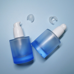 New Thick Bottom <b>Essential</b> <b>Oil</b> Dropper Bottle Cosmetic Glass Luxury Flat Shoulder Customized Logo 20ml 30ml 50ml Personal Care - Product Image 2