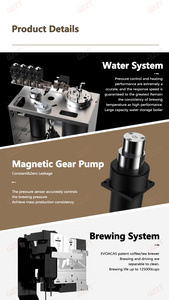 Wifi điều khiển từ xa hệ thống màn hình cảm ứng lớn bảng thông minh tươi mặt đất Cà Phê Máy bán hàng tự động với nhập khẩu evoca nhóm máy xay - Product Image 6