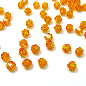 Perles en résine biconiques de 4 mm en gros, combinaison de couleurs <span class=keywords><strong>opale</strong></span>, accessoires de vêtements, fabrication de bijoux - Product Image 4