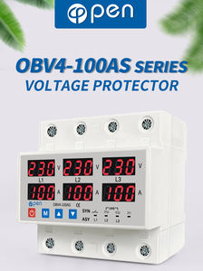 OBV4-100AS 380V 100A Syn 비동기 3 상 조정 가능한 릴레이 저전압 전류 보호기 - Product Image 4