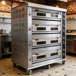 เตาอบเบเกอรี่อเนกประสงค์ 416Q สำหรับอบเค้ก ขนมปัง <span class=keywords><strong>พิซซ่า</strong></span> ใช้แก๊สและไฟฟ้า - Product Image 5