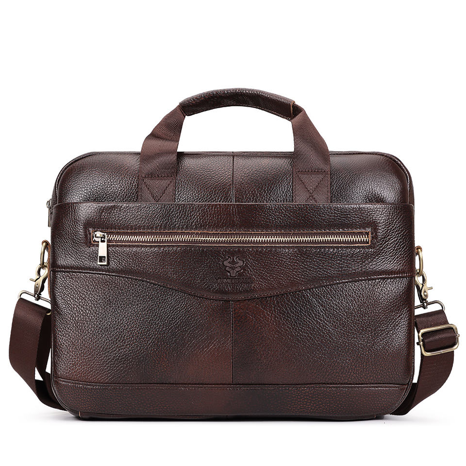 HUMERPAUL Custom Leather Laptop Briefcase