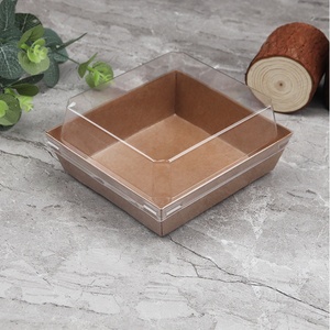 Sunshine Kraft Fast Food Packing <b>Wrapped</b> Single Sliced Cake Bento Boxes Cake Boxes Sushi Box - Product Image 2