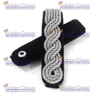 Custom German Allgemeine SS Senior Shoulder <b>Board</b> | Embroidered <b>Beads</b> Silver Classical Uniform Shoulder <b>Boards</b> - Product Image 3