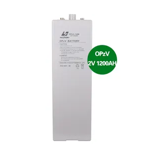 Batería de gel solar para almacenamiento de energía, barrera tubular de plomo ácido opzv 2V 2000ah