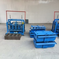 Machine à fabriquer des briques mobile légère et compacte, machine à blocs pratique pour la rénovation de cour, machine à blocs mobile