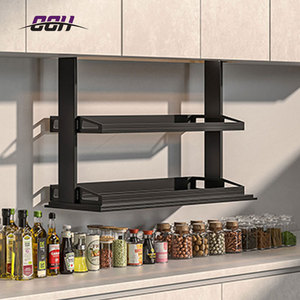 Cuisine de luxe Meuble élévateur vertical Armoire de cuisine Panier élévateur de fruits et légumes Panier élévateur électrique automatique - Product Image 2